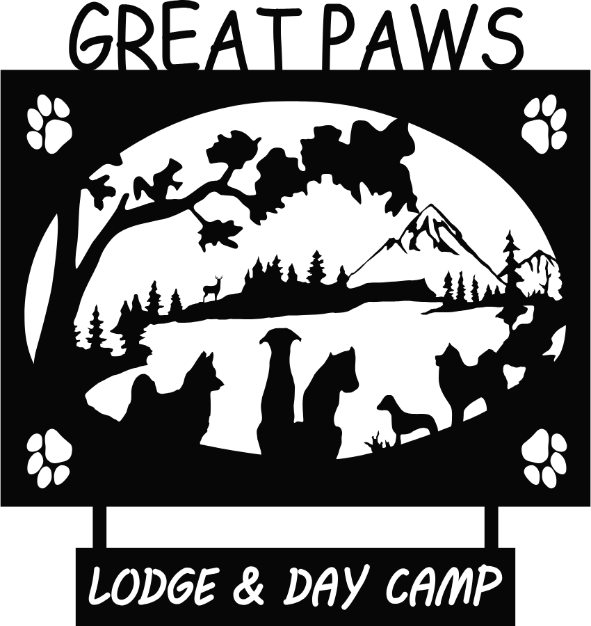 Great Paws Lodge and Day Camp logo